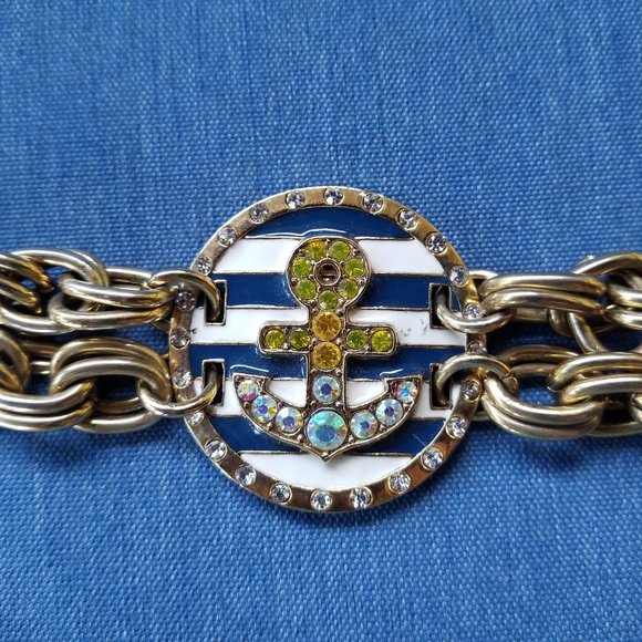 Betsey Johnson Nautical Toggle Bracelet - EPC - Picture 1 of 6